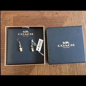Coach earring new in box